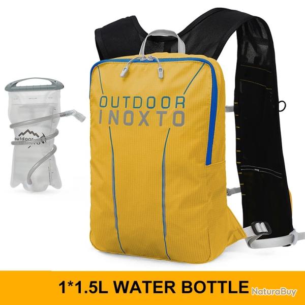 Sac � dos imperm�able 3L + GOURDE 1.5L -JAUNE -LIVRAISON GRATUITE !!!