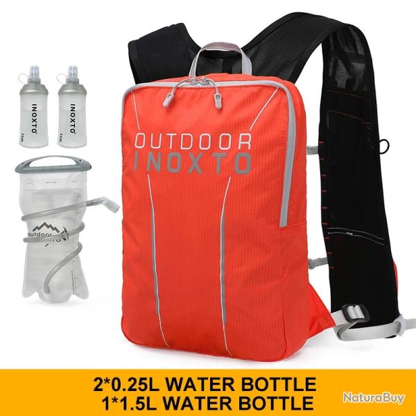 Sac � dos imperm�able 3L + GOURDE 1.5L + 2*500 ML -ROUGE -LIVRAISON GRATUITE !!!