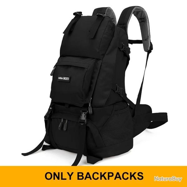 Sac  dos de camping 40 l -NOIR