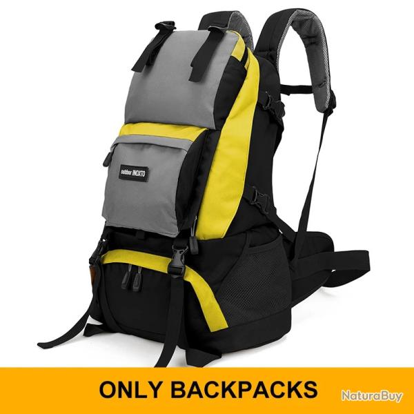 Sac � dos de camping 40 l  -JAUNE -LIVRAISON GRATUITE !!!