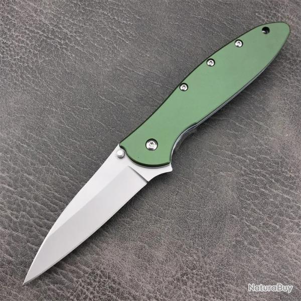Couteau pliant tactique multifonction KS 1660 8Cr13Mov -*VERT -* LIVRAISON GRATUITE