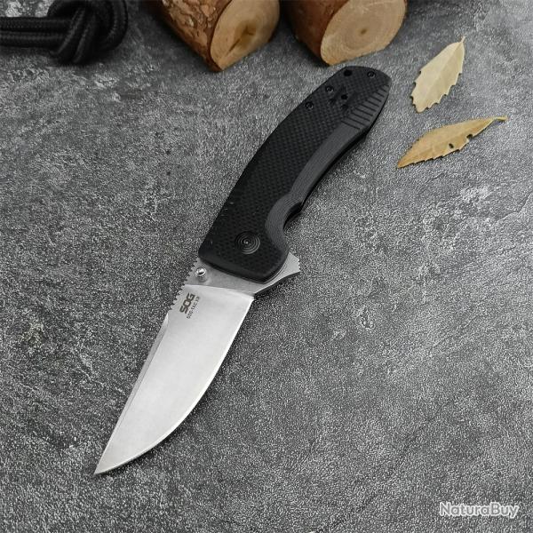 Couteau de poche pliant Xenon TAC Poly Blackout -*NOIR  -*