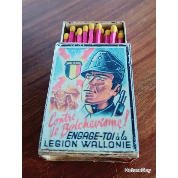 Boite d'allumettes d'poque WW2 de troupe.