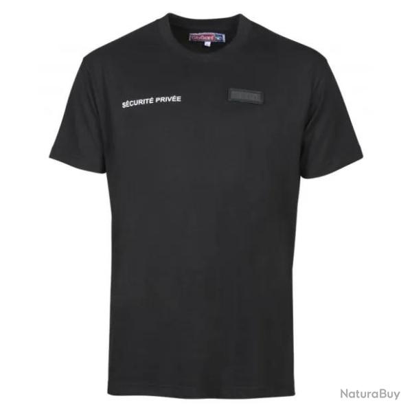 T Shirt de Securite Cityguard Fenetre Matricule � Broder Noir