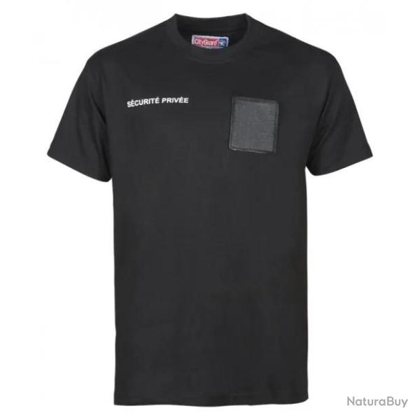 T Shirt Securite Cityguard Grande Fenetre Noir