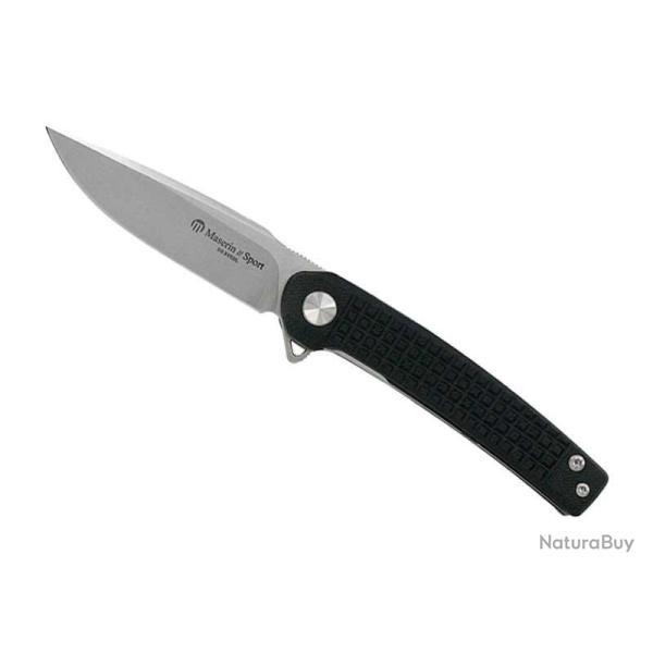 COUTEAU MASERIN G10 NOIR 11CM INOX