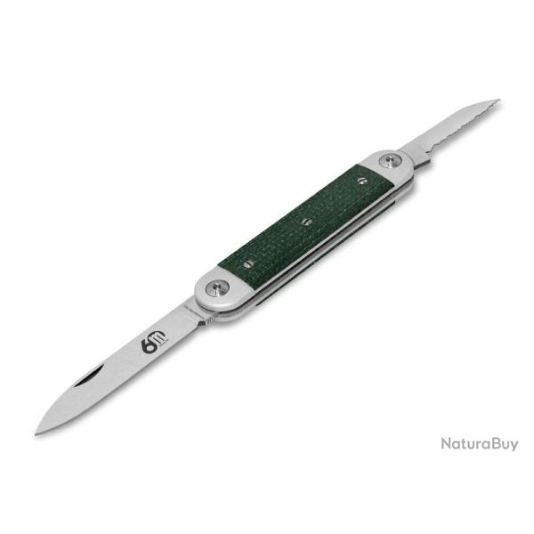 COUTEAU MASERIN SESSANTESIMO 2P MICARTA VERT