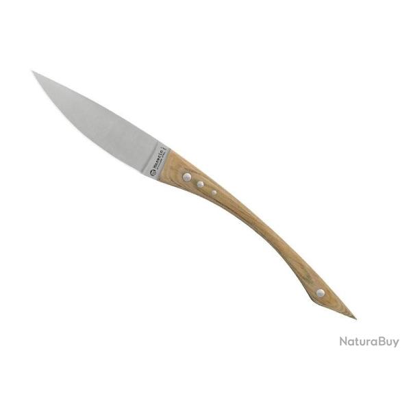 COFFRET 2 COUTEAUX STEAK MASERIN ALICE 21,5CM PAKKA NATUREL