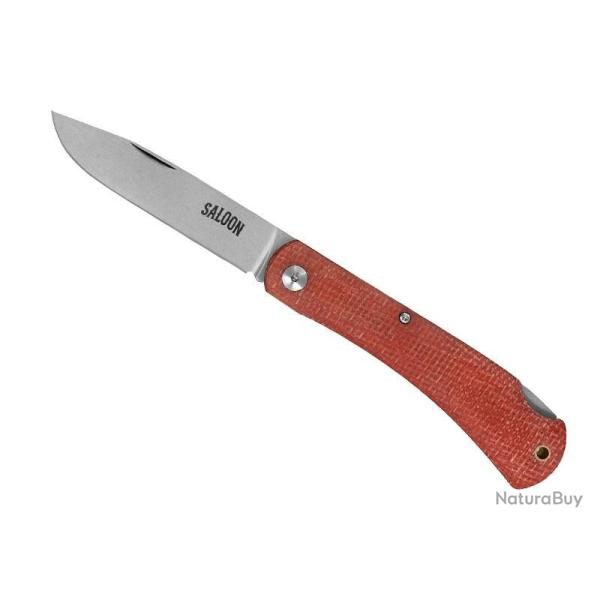 COUTEAU MASERIN SALOON MICARTA ROUGE