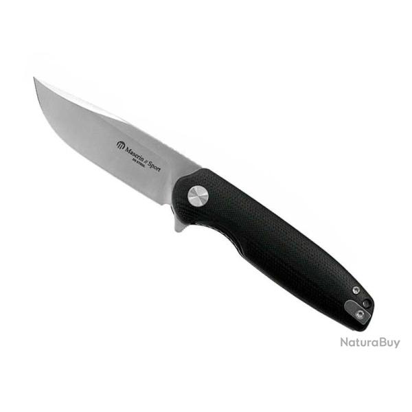 COUTEAU PLIANT MASERIN G10 NOIR 11CM INOX
