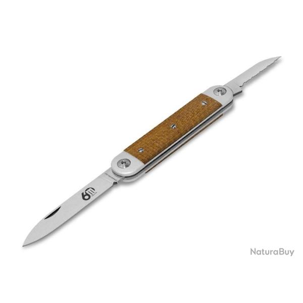 COUTEAU MASERIN SESSANTESIMO 2P MICARTA JAUNE