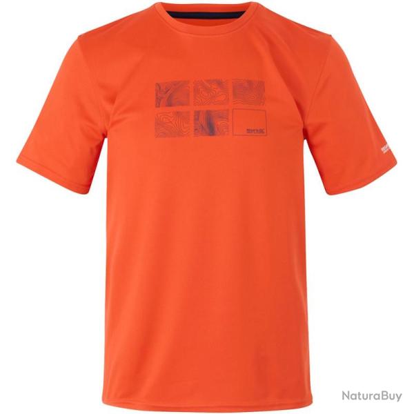 T shirt Regatta Fingal IX orange vif