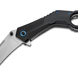 B&ouml;ker 01RY005 Couteau karambit B&ouml;ker Magnum Veloc - lame 440B, G10 noir, ouverture assist&eacute;e