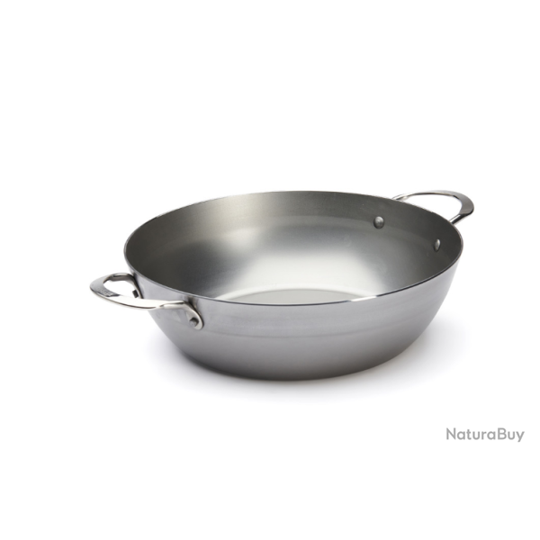 De Buyer 5654.32 Sauteuse paysanne en acier MINERAL B