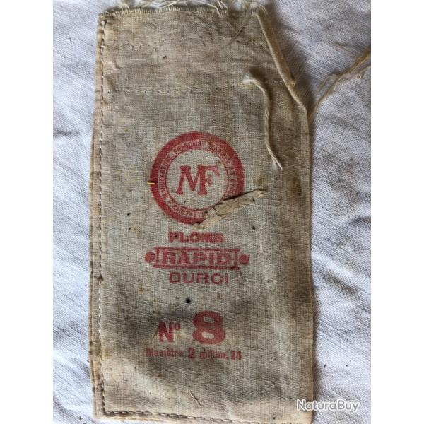 Sacs de plomb manufrance. Vide