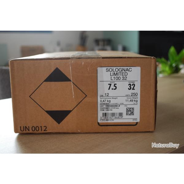 Lot de 800 cartouches solognac limited   L100 71/2