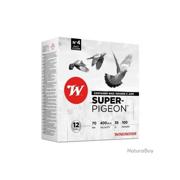 Pack de 100 Cartouches SUPER PIGEON 12-70 - 36g
