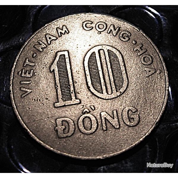 Viet Nam piece de 10 dong 1964 (epis de riz) diametre 25,5 mm