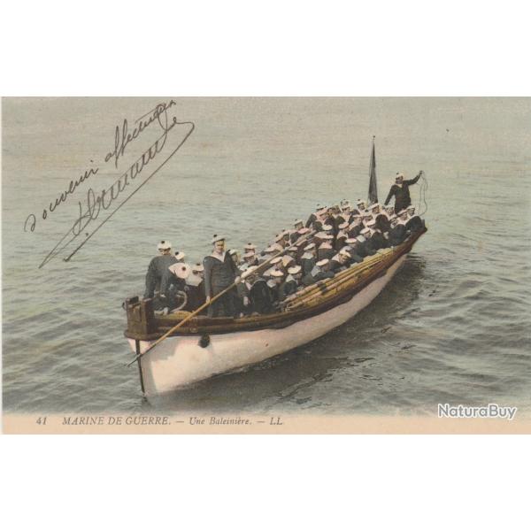 CPA - MARINE DE GUERRE - Une Baleini�re- N�1241