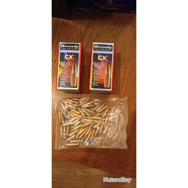 100 Hornady CX 120gr neuf