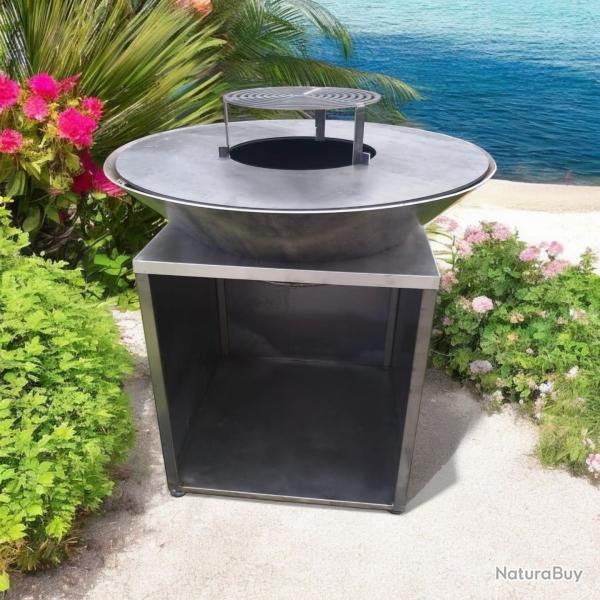 Brasero Barbecue Plancha rond 960mm