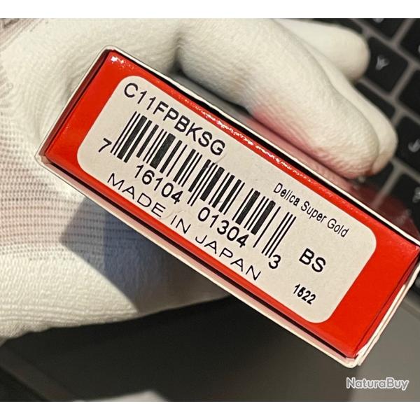 SPYDERCO DELICA 4 Super Gold Japan Exclusive Sprint Run RARE