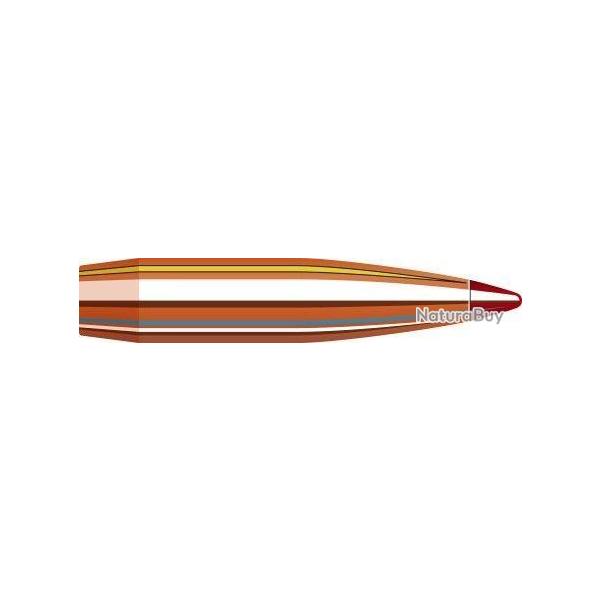 BOITE DE 100 OGIVES HORNADY 7MM .284 162GR ELD-X 2840