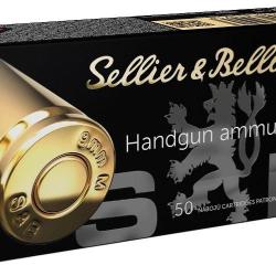 CARTOUCHES Sellier & Bellot 9X18 MAKAROV FMJ 6,1g x50