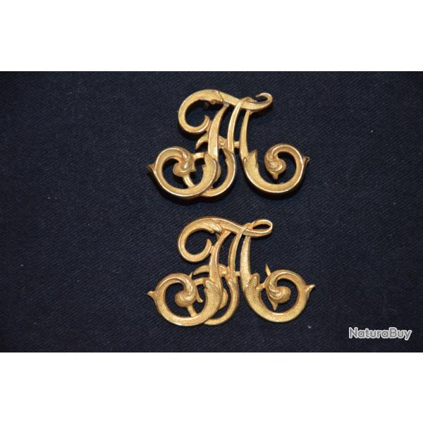 ATTRIBUT ALLEMAND EPAULETTE OFFICIER GRENADIER n� 4 "K�NIGIN AUGUSTA"-EPAULETTEN-GUERRE 1914/1918.