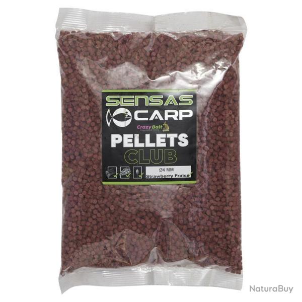 SENSAS - Pellets club carpe Crazy Bait 4mmx 1kg