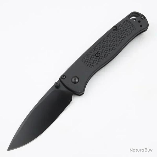 Couteau de poche pliant EDC Bugout BM 535 NOIR-*