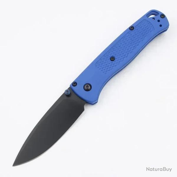 Couteau de poche pliant EDC Bugout BM 535 NOIR/BLEU-* LIVRAISON GRATUITE