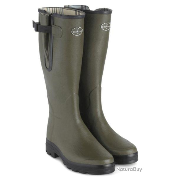 Bottes Vierzon homme doublure jersey vert chameau LE CHAMEAU-39