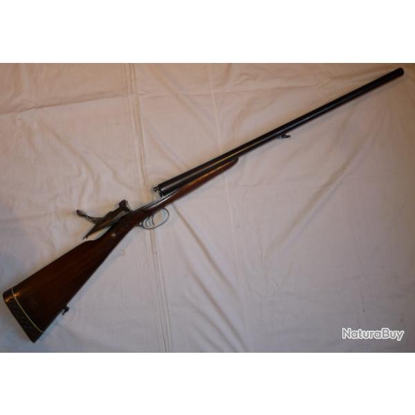 FUSIL DE CHASSE JUXTAPOSE ��DARNE�� Calibre 12 (canons Type Plume) � 1� sans prix de r�serve
