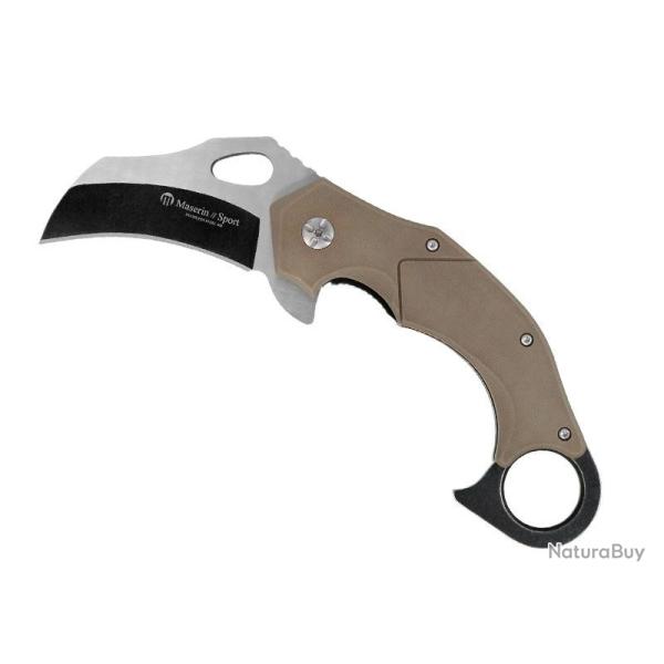 COUTEAU MASERIN KARAMBIT G10 MARRON