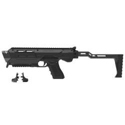 Kit de conversion MX1 pour Glock - Meta Tactical - Noir avec Rail Inf&eacute;rieur et Repose Pouces