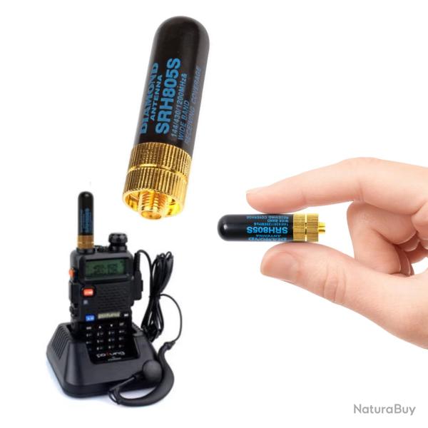 Antenne UHF/VHF SRH805S SMA femelle haute performance pour Baofeng UV-5R UV-82 888S Talkie-Walkie