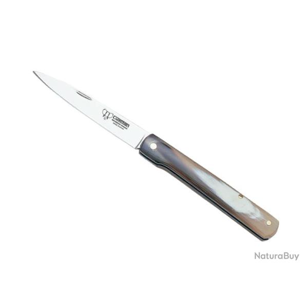 COUTEAU CUDEMAN PLEIN MANCHE CORNE 9CM