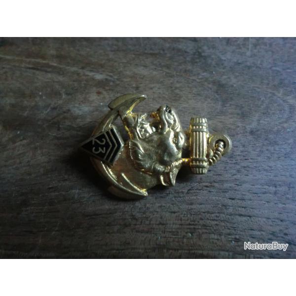 insigne 23� bataillon d infanterie de marine / ar�mail paris
