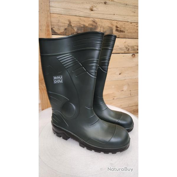 Bottes de s�curit� en PVC BAUDOU S5 SRC