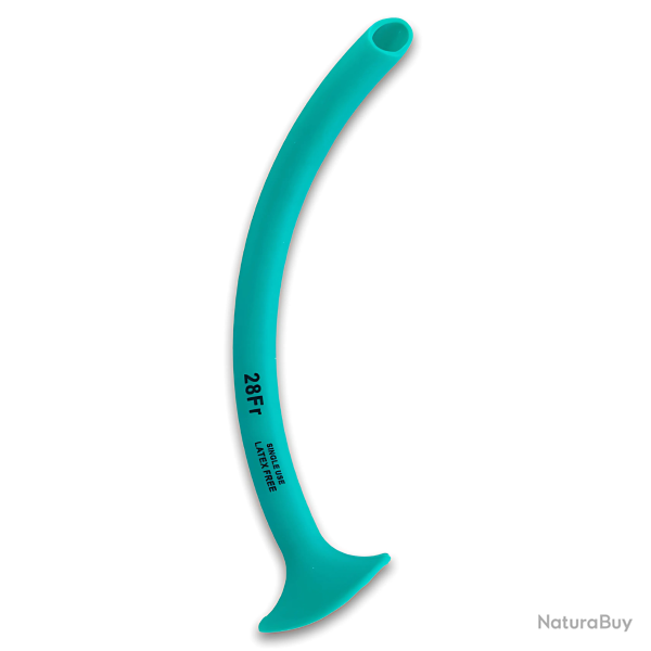 Canule nasopharynge Rhino Rescue en PVC souple 28Fr - Bleu