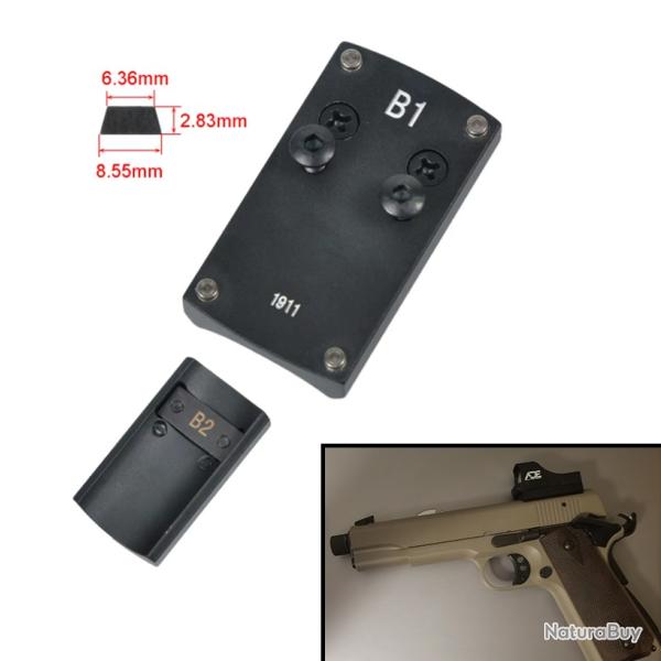 Plaque Montage Red Dot 1911 Colt - SKX INDUSTRIES