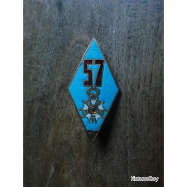 insigne �mail 57� r�giment d'infanterie / drago  paris