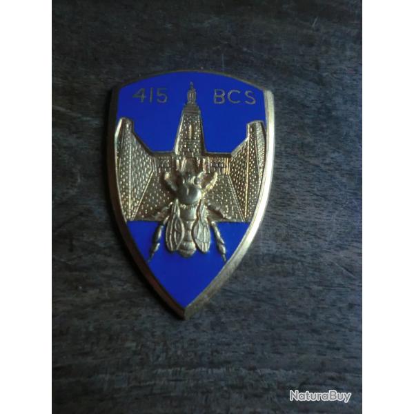 insigne 415 BCS bataillon de commandement et de service  / arthus bertrand paris