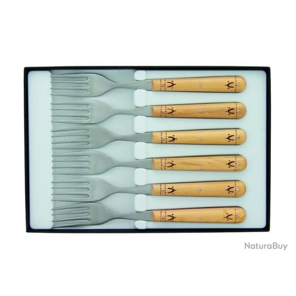 COFFRET 6 FOURCHETTES NONTRON