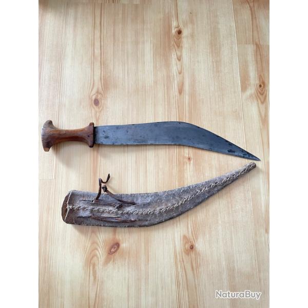 Machette �thiopienne et son fourreau
