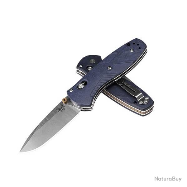 BEN585-3 couteau pliant Benchmade Mini Barrage Crater Blue