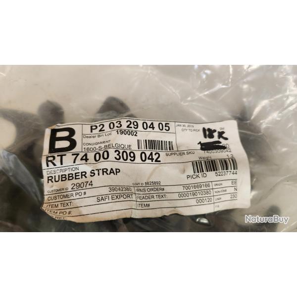 Lot de 2 crochets caoutchouc pour coffre ref. RENAULT 7400309042