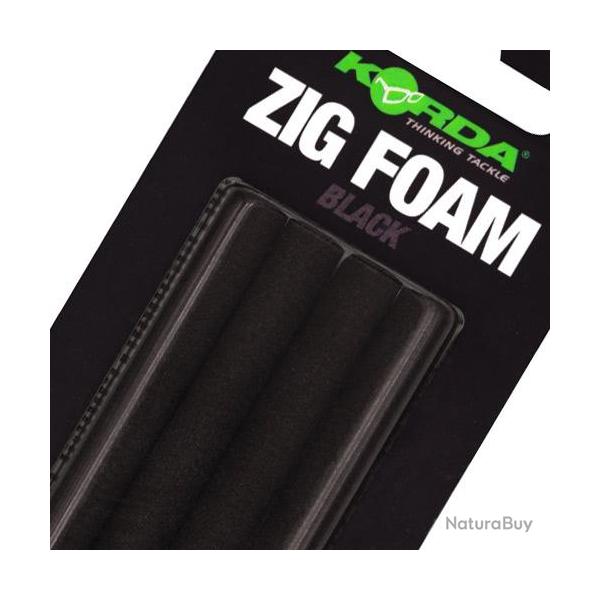 Mousse Korda Zig Foam Black (par 4)