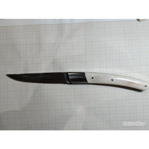 COUTEAU THIERS PAR ARTO MANCHE IVOIRE PHACOCHERE ref:t03